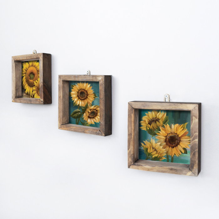 Wallity Set de 3 Cuadros Decorativos UKZM005